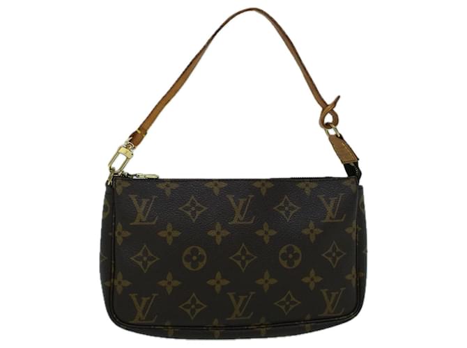 LOUIS VUITTON Monogram Pochette Accessoires Pouch M51980 LV Auth yk9144 Cloth  ref.1128779