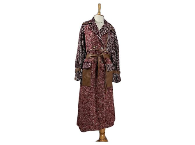 Autre Marque Beatrice B. Wool Coat Multi Color Multiple colors