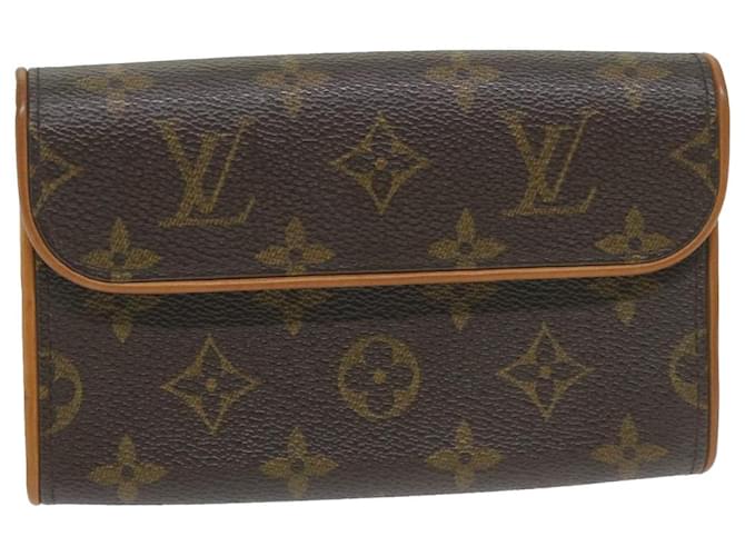 LOUIS VUITTON Monogram Pochette Florentine Waist bag M51855 LV Auth ar10600b Cloth  ref.1129171
