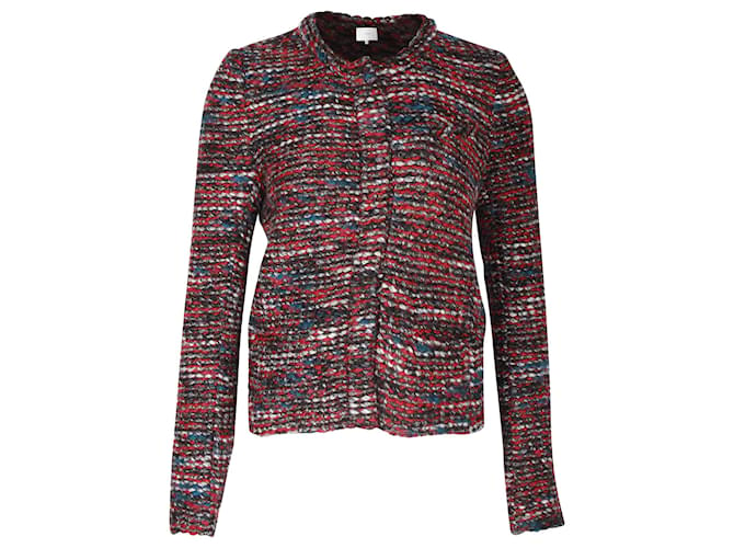 Iro Carene Tweed Jacket in Multicolor Acrylic and Wool Multiple colors  ref.1129268