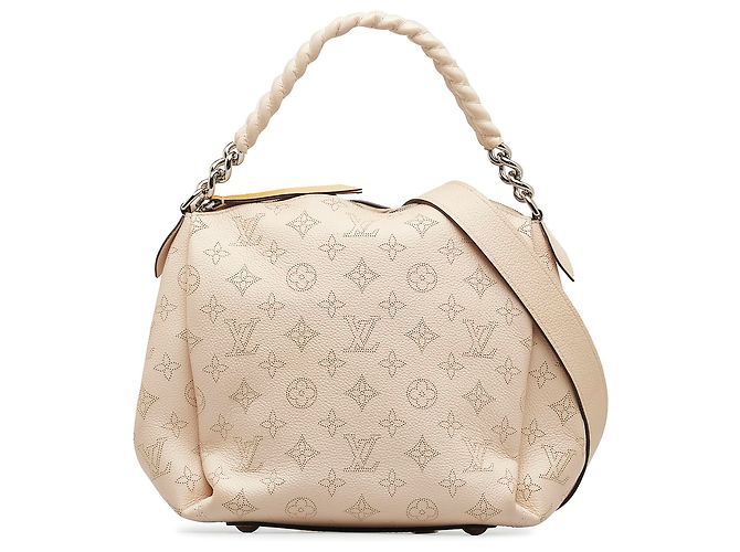 Cadena BB Monogram Mahina Babylone marrón de Louis Vuitton Castaño Beige