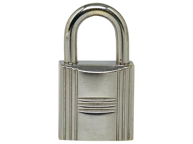 Hermès Hermes Silver Cadena Lock and Key Silvery Metal  ref.1129404
