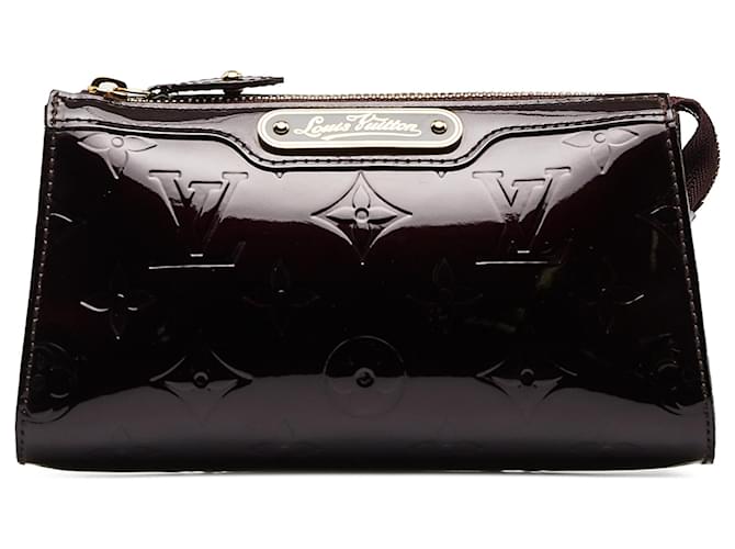 Louis Vuitton Purple Monogram Vernis Trousse Cosmetic Pouch Leather Patent leather  ref.1129416
