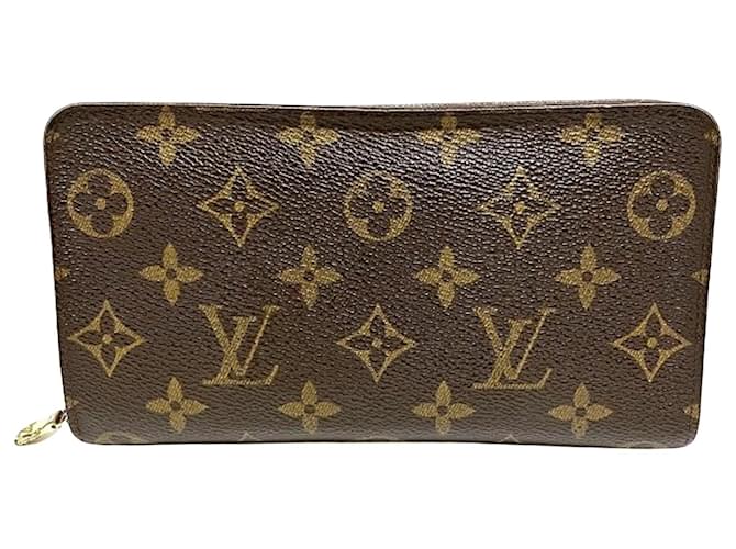 Louis Vuitton Zippy Wallet Toile Marron  ref.1129462