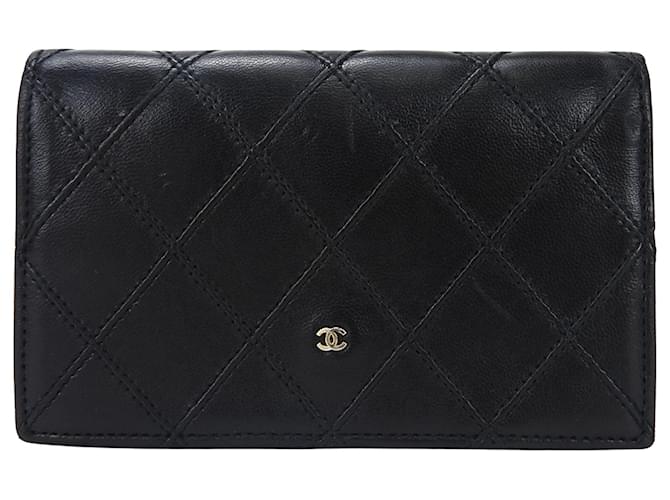 Timeless Chanel CC Black Leather  ref.1129583