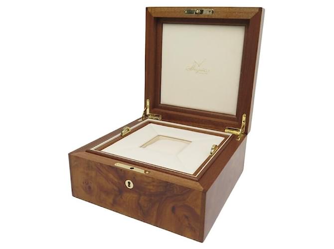 BOX FOR BREGUET CLASSIC LARGE COMPLICATION WATCH ELM MAGNIFIER WOOD Brown  ref.1129749