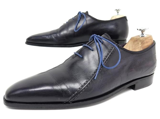 BERLUTI ALESSANDRO SCRITTO SHOES 9 43 PATINA LEATHER oxford shoes SHOES  ref.1129756