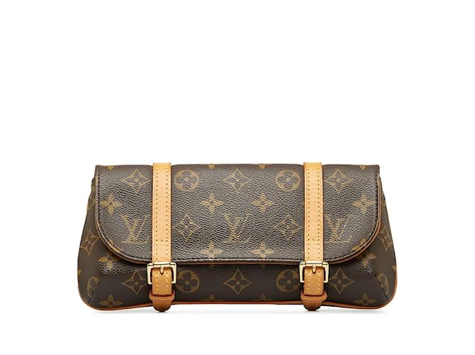 Louis Vuitton Monogram Pochette Marelle  M51159 Brown Cloth  ref.1129826