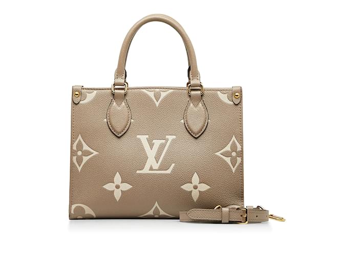 Louis Vuitton Monograma Empreinte OnTheGo PM M45779 Marrom Couro  ref.1129842