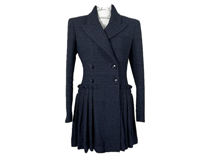 Chanel NOVO 2020 Vestido jaqueta primavera Multicor Tweed  ref.1129978