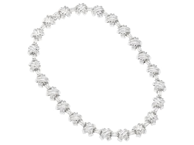 Tiffany & Co Signature Silvery Silver  ref.1130047