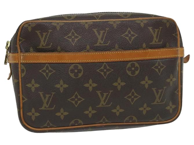 Louis Vuitton Monogram Compiegne 23 Clutch Bag M51847 LV Auth yk8776 Cloth  ref.1130188