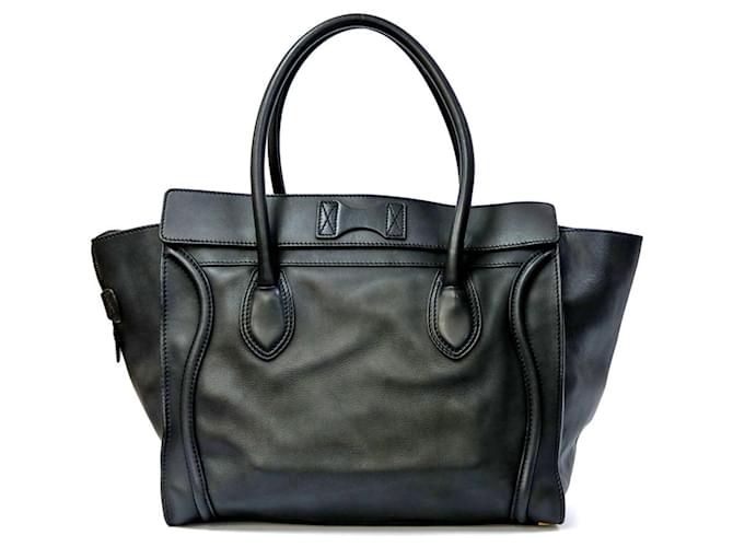 Céline Phantom Black Leather  ref.1130328