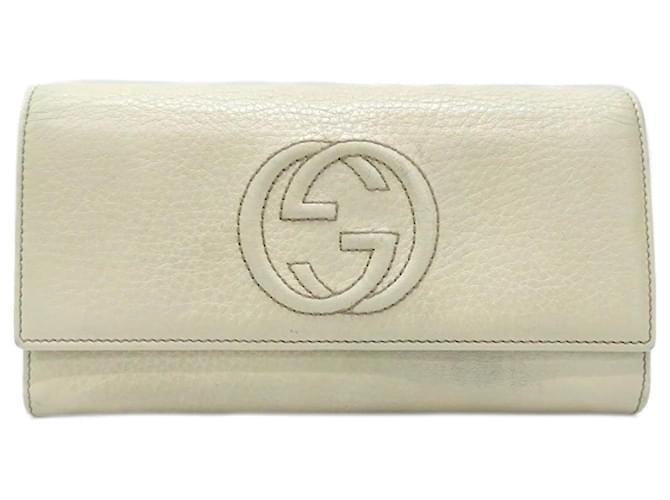 gucci White Leather  ref.1130340
