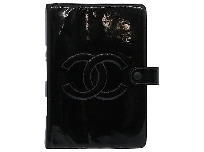 Chanel - Cuir vernis Noir  ref.1130666