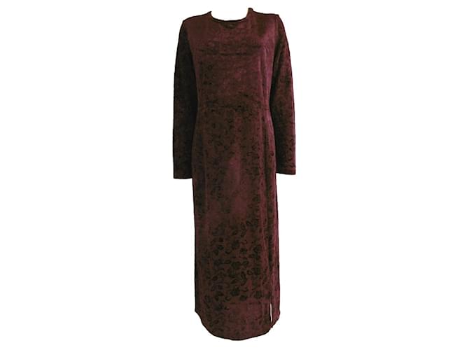 Balmain Robes Polyester Rouge  ref.1130706