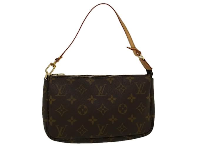 Louis Vuitton Pochette Accessoire Brown Cloth  ref.1130722