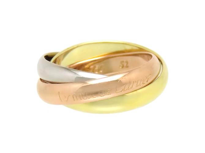 Cartier Trinity Ring Golden Metal Gold  ref.1130851