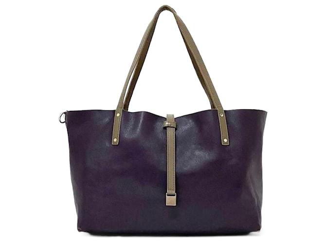 Tiffany & Co Reversible Purple Leather  ref.1130954