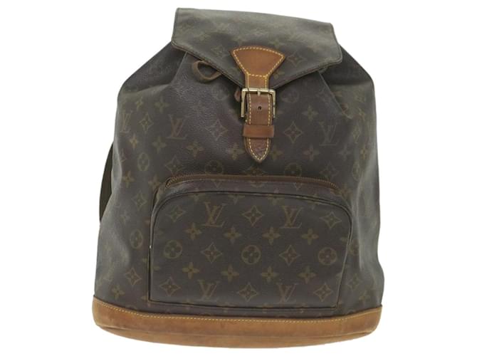 Louis Vuitton Montsouris Brown Cloth  ref.1131097