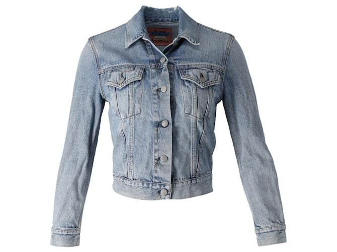 Jaqueta jeans Acne Studios em algodão azul claro  ref.1131198