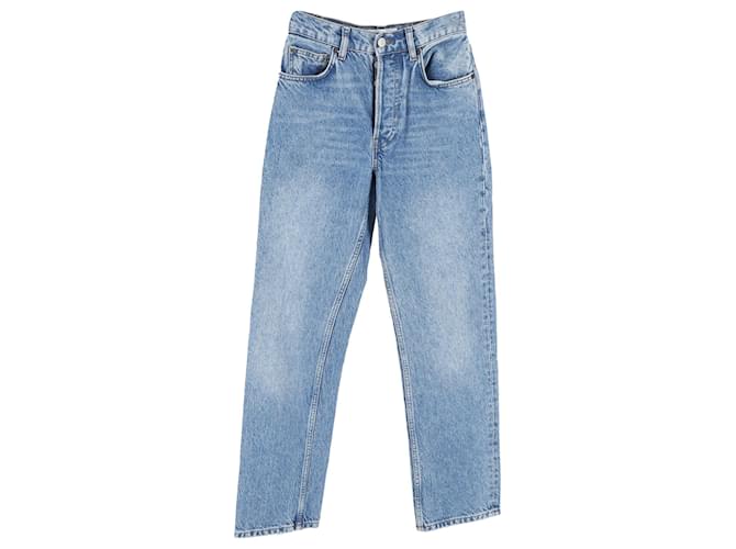 Reformation Cynthia High Rise Jeans in Blue Cotton Light blue Denim  ref.1131208