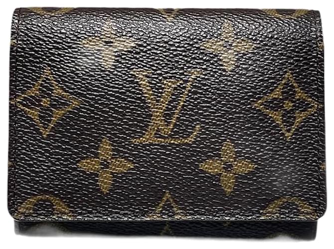 Louis Vuitton Monogram Amberop Cult De Visit Card Case M62920 Toile Marron  ref.1131240