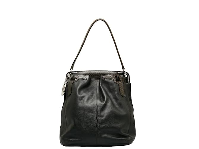 Cartier Leather Shoulder Bag Black  ref.1131255