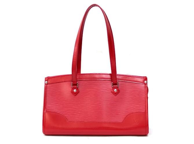 Louis Vuitton Madelaine Red Leather  ref.1131414