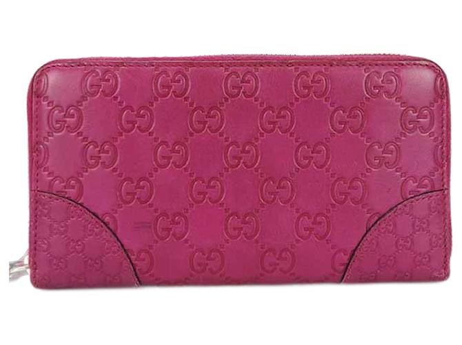 Gucci Guccissima Pink Leder  ref.1131474