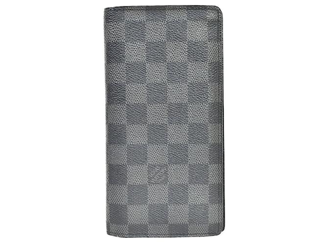 Louis Vuitton Brazza Grey Cloth  ref.1131667