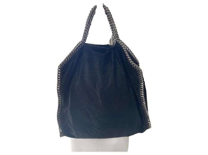 Stella Mc Cartney Borsa Stella McCartney Falabella Nera Argento Nero