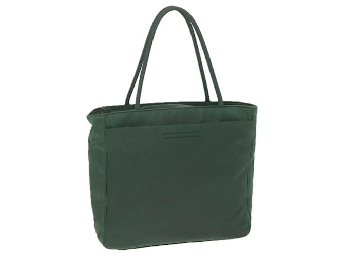 PRADA Tote Bag Nylon Green Auth ki3795  ref.1131728