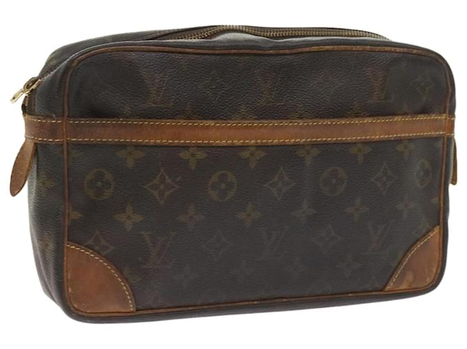 Louis Vuitton Monogram Compiegne 28 Clutch Bag M51845 LV Auth bs9950 Cloth  ref.1131732