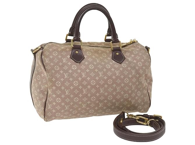 LOUIS VUITTON Monogram Idylle Speedy Bandouliere 30 Bag Sepia M56704 auth 59211  ref.1131745