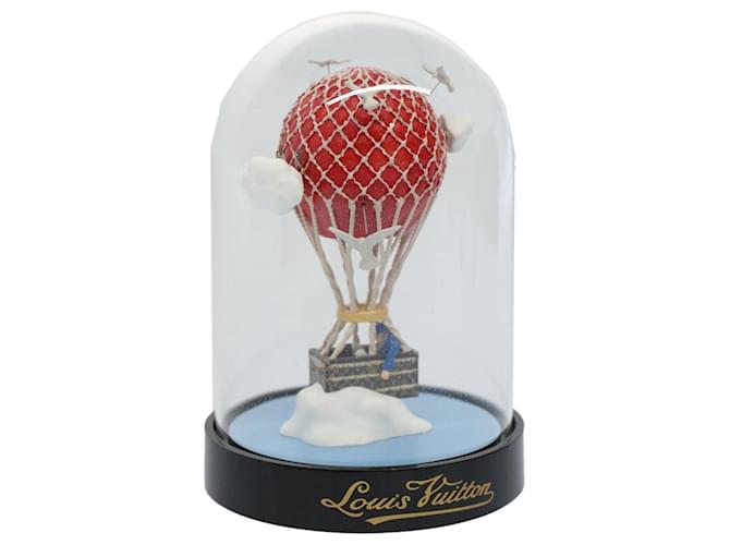 LOUIS VUITTON Snow Globe Balloon Solo VIP Clear Red LV Auth 59148UN Rosso Vetro  ref.1131827