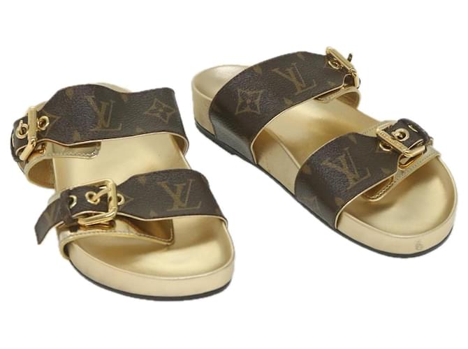 Passenger leather sandal Louis Vuitton Multicolour size 38.5 EU in Leather  - 35832652