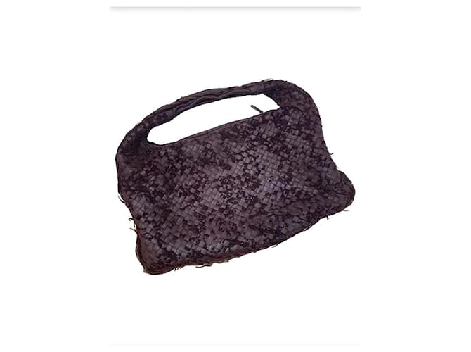 Bottega Veneta  Purple Handbag Leather  ref.1131869