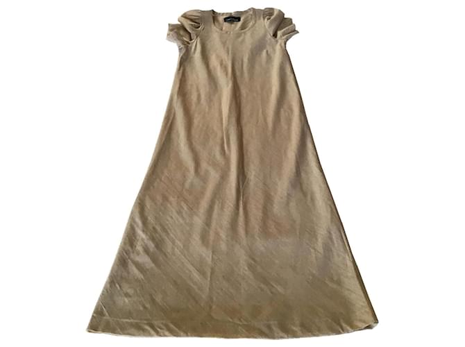 Comme Des Garcons Vestidos Beige Lana  ref.1131974