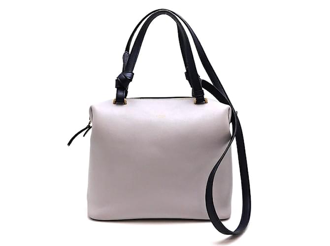 Céline Small Leather Soft Cube Bag 181613AZJ,08GC Grey  ref.1132137
