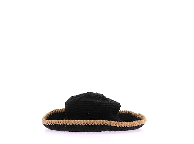 Autre Marque NON SIGNE / UNSIGNED  Hats T.International S Wool Black  ref.1132148