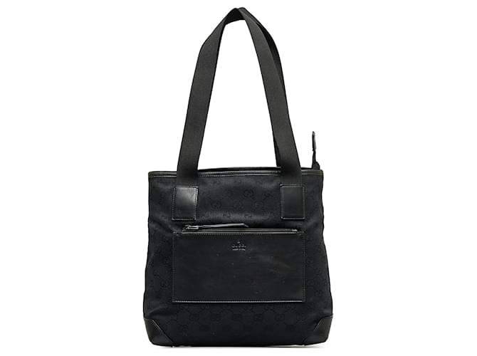 Gucci Black GG Canvas Tote Bag Cloth Cloth  ref.1132249