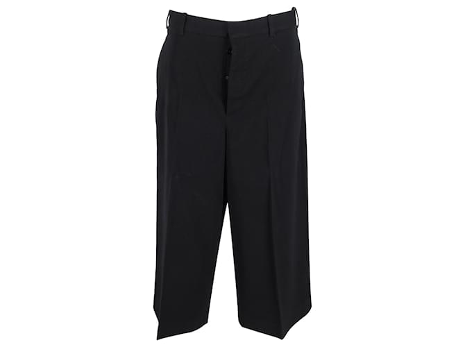 Loewe Wide-Leg Trousers in Black Wool  ref.1132342
