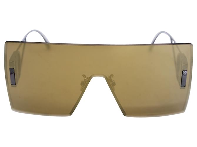 Christian Dior Dior 30 Montaigne M1U Mask Sunglasses in Black Acetate  Metal  ref.1132349