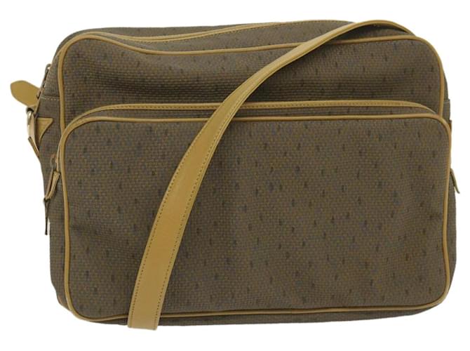 SAINT LAURENT Shoulder Bag PVCCanvas Beige Auth ar10688 Cloth  ref.1132527