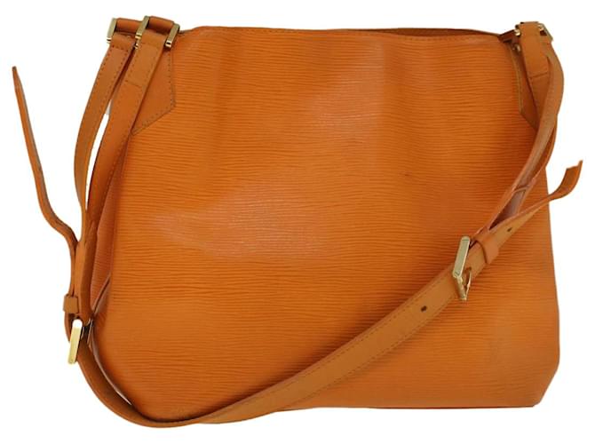 LOUIS VUITTON Epi Mandala MM Shoulder Bag Orange Mandarin M5889H LV Auth 59159 Leather  ref.1132561