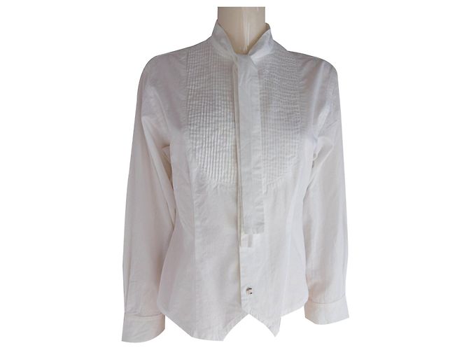 Comme Des Garcons Tops Branco