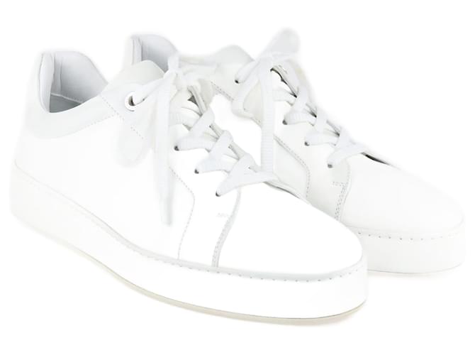 Loro Piana Baskets Nuages blanches Cuir  ref.1132792