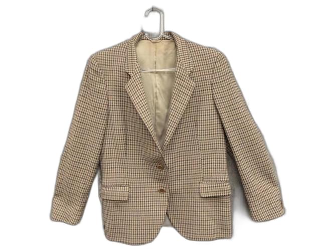 Autre Marque veste de tweed vintage John G Hardy taille 38 Marron  ref.1132829