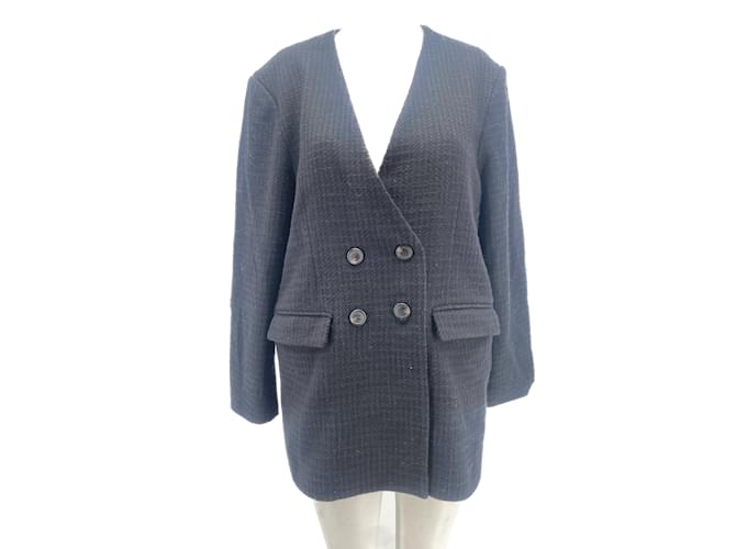 Autre Marque LEVETE ROOM  Jackets T.fr 38 Wool Grey  ref.1133031